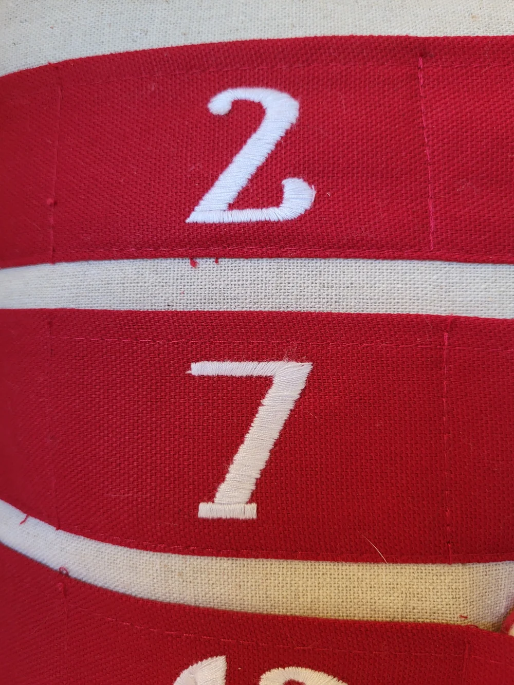 St Nicholas Square Santa Advent Calendar Pillow 2019